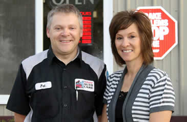 Owners of Auto Care Shop Osakis Minnesota